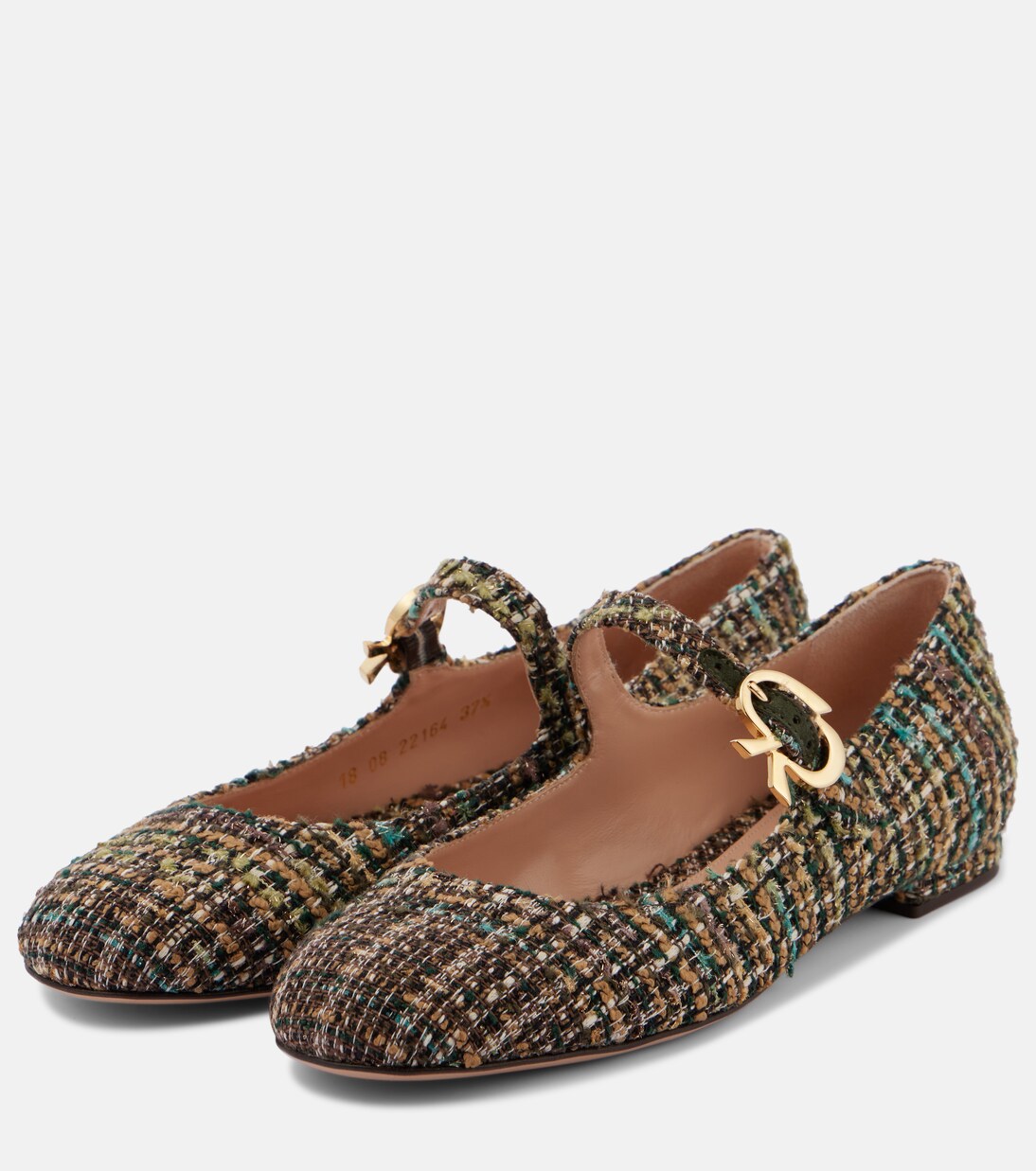 Venezia bouclé ballet flats | Gianvito Rossi