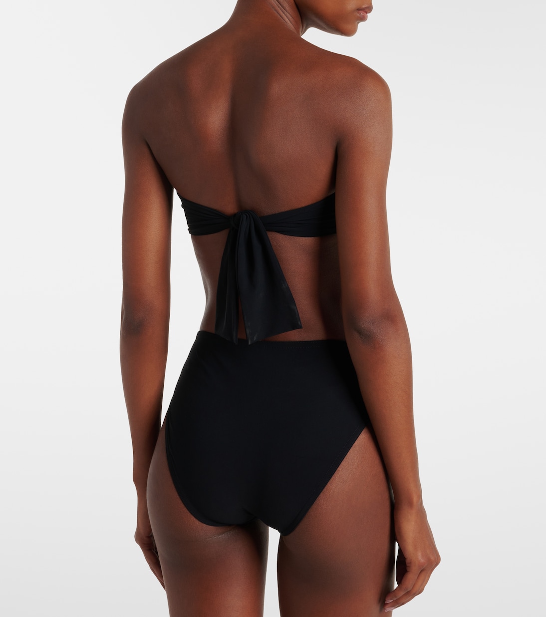 Tess ruffled bandeau bikini top | Karla Colletto