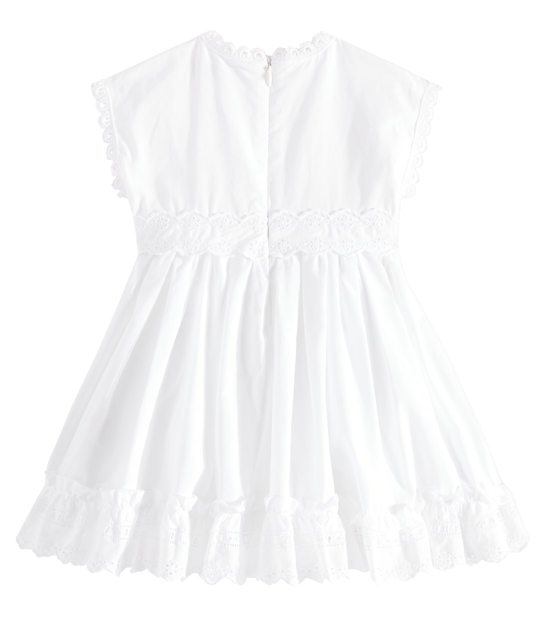 Bébé – Robe en coton à broderies anglaises | Dolce&Gabbana Kids