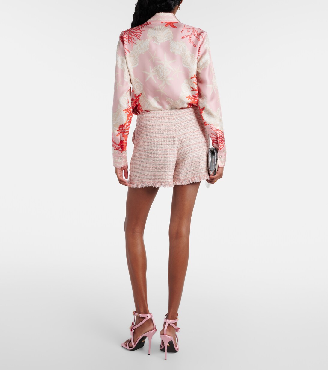 Shorts aus Tweed | Versace