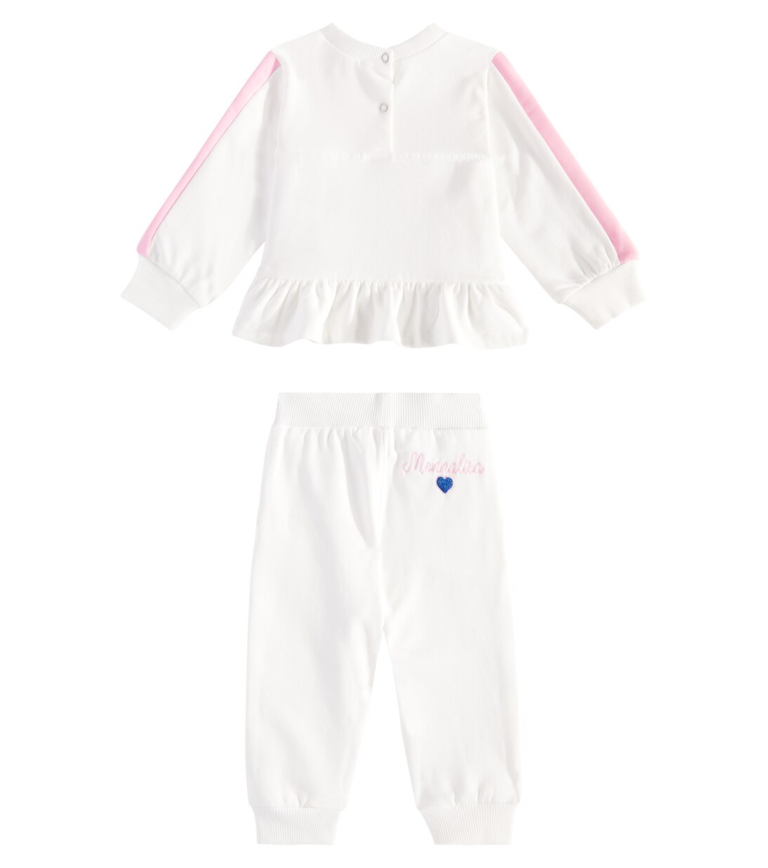 Baby cotton-blend fleece tracksuit | Monnalisa