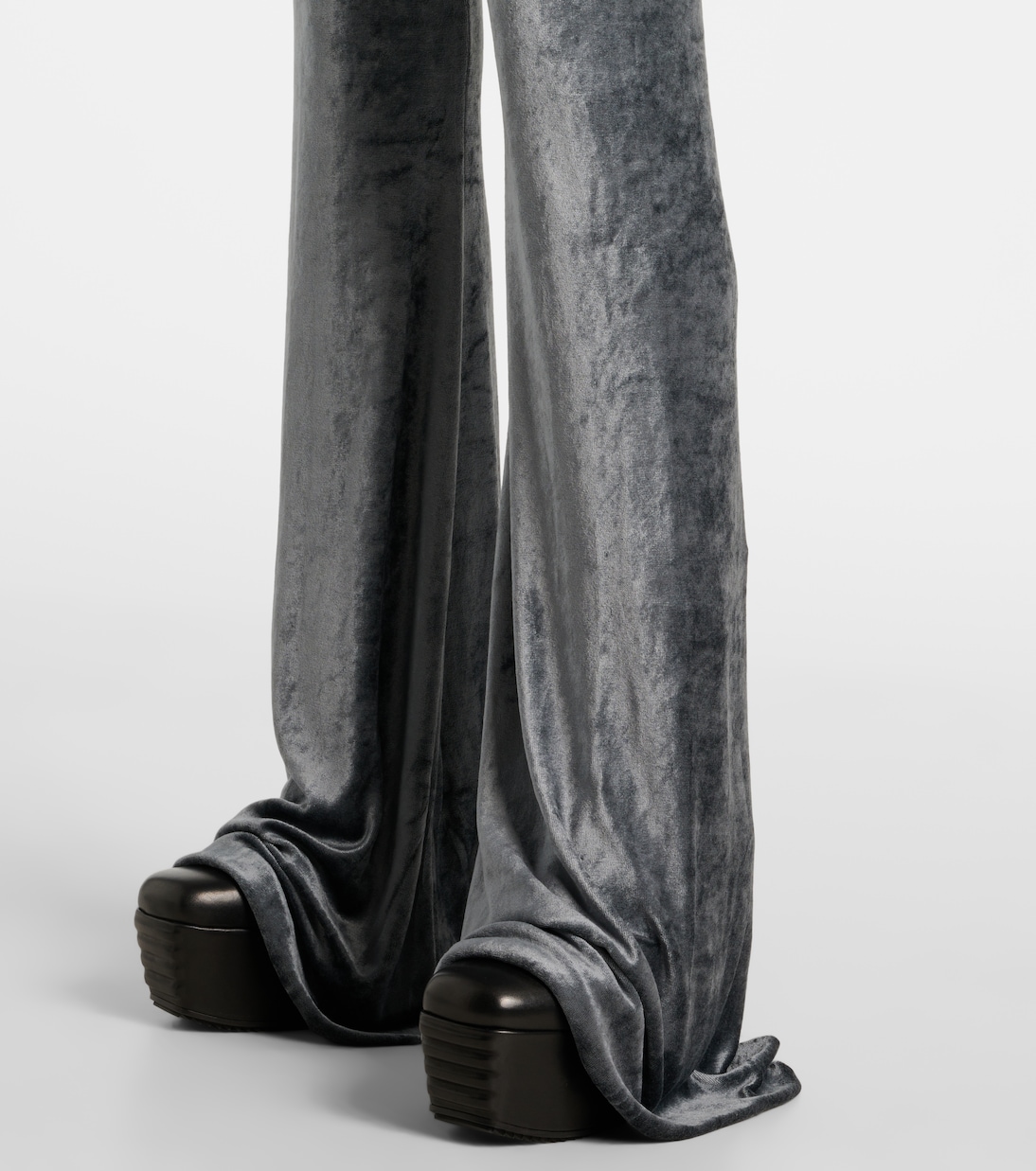 Pantalon évasé Dirt à taille haute | Rick Owens