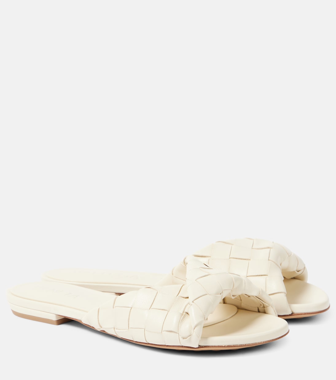 Blink Intrecciato leather slides | Bottega Veneta