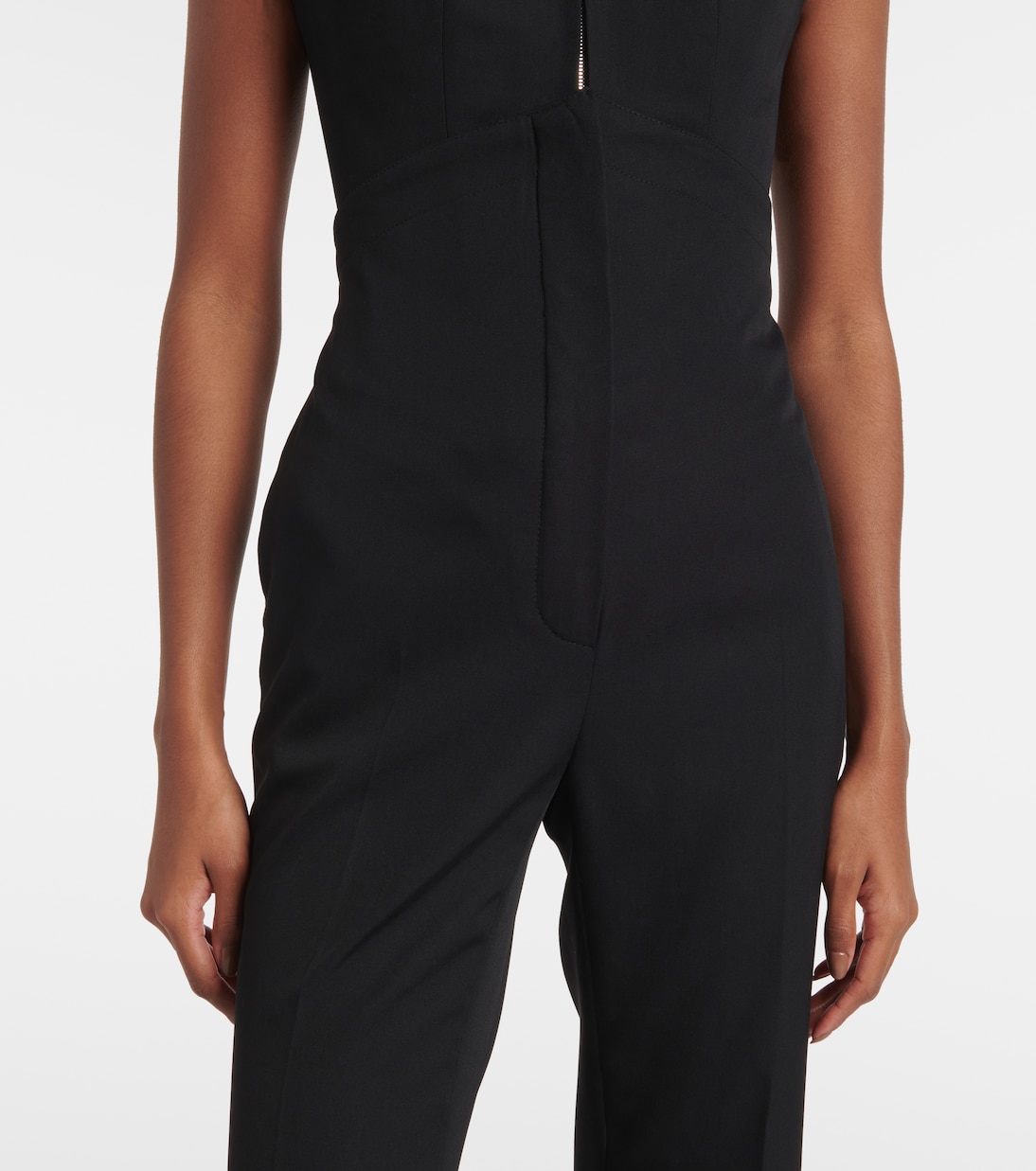 High-rise wool flared pants | McQueen