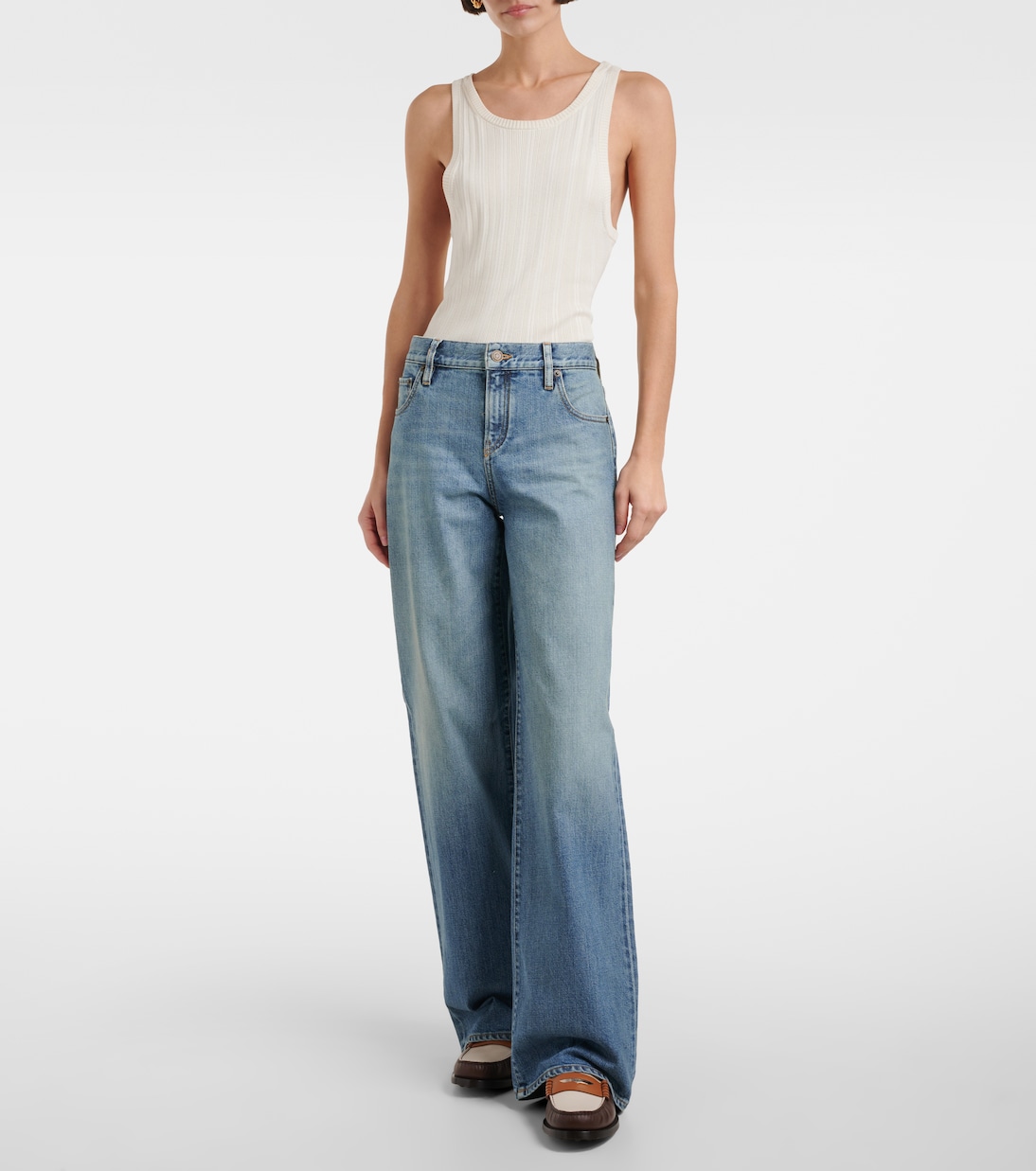 Mercer wide-leg jeans | Ralph Lauren Collection
