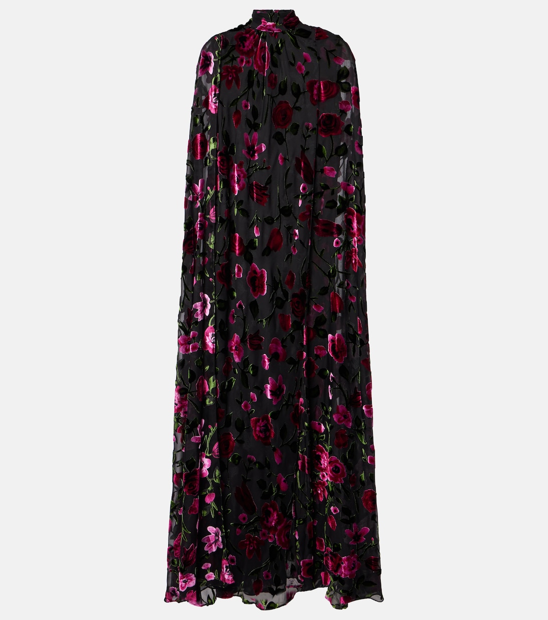 Robe longue Devoré en velours | Rodarte