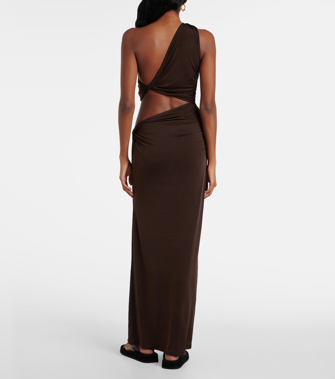 Yana cutout one-shoulder maxi dress | Jade Swim