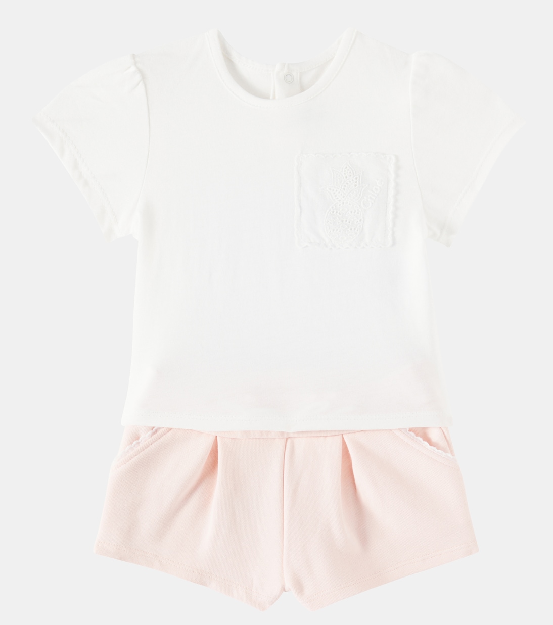 Bebé - set de camiseta y shorts de algodón | Chloé Kids