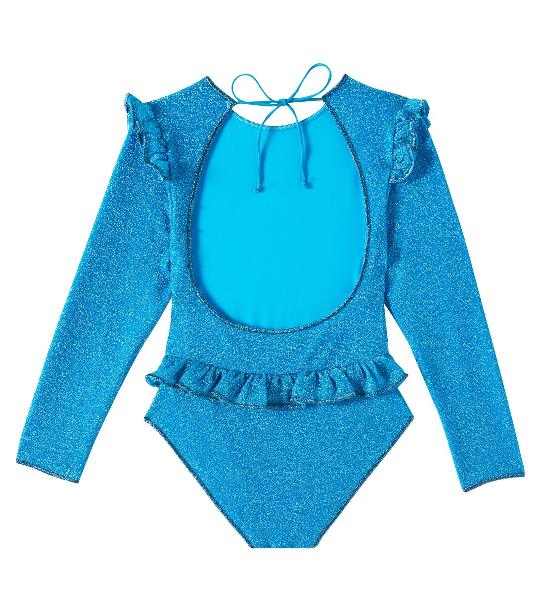 Lumière ruffled lamé swimsuit | Oséree Kids