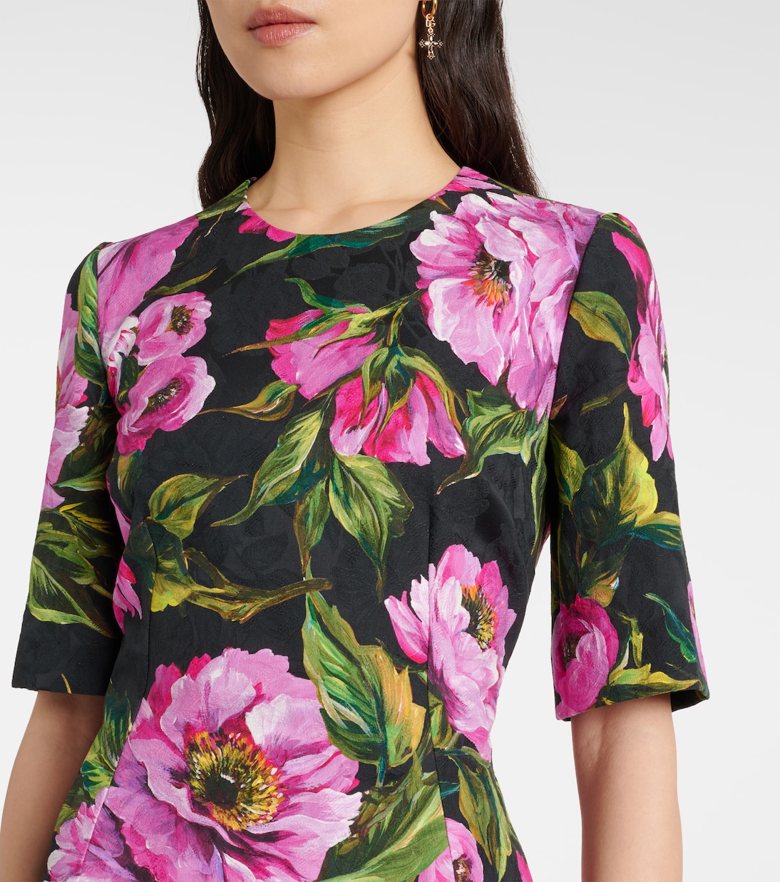 Minikleid aus Jacquard | Dolce&Gabbana