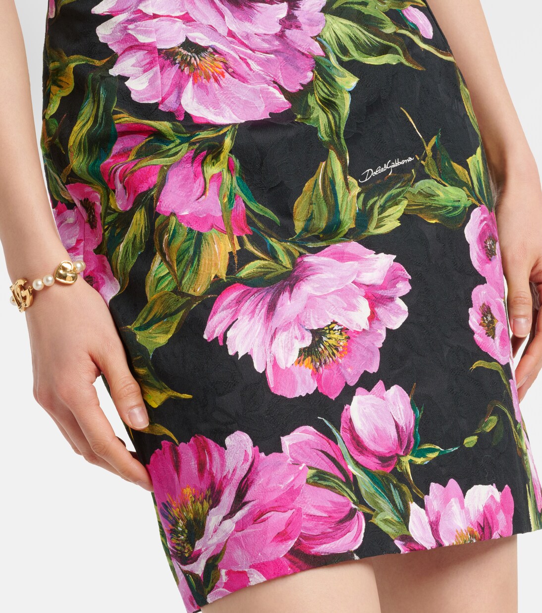 Minikleid aus Jacquard | Dolce&Gabbana