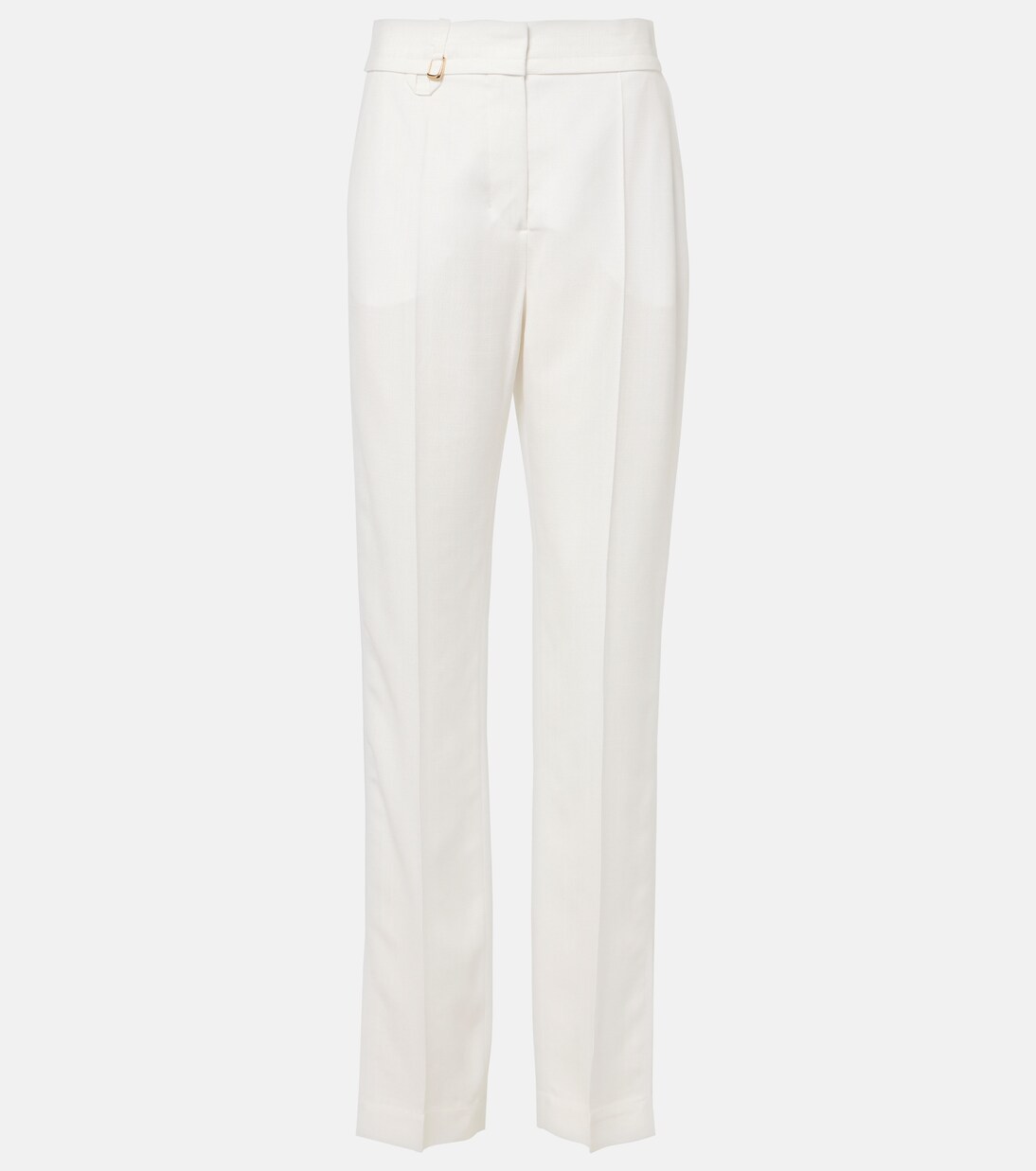 Schmale High-Rise-Hose Tibau aus Canvas | Jacquemus