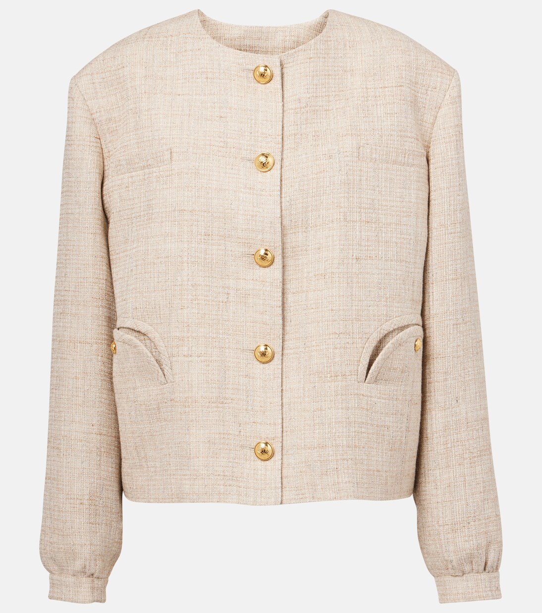 Gliss linen, cotton, and silk-blend jacket | Blazé Milano