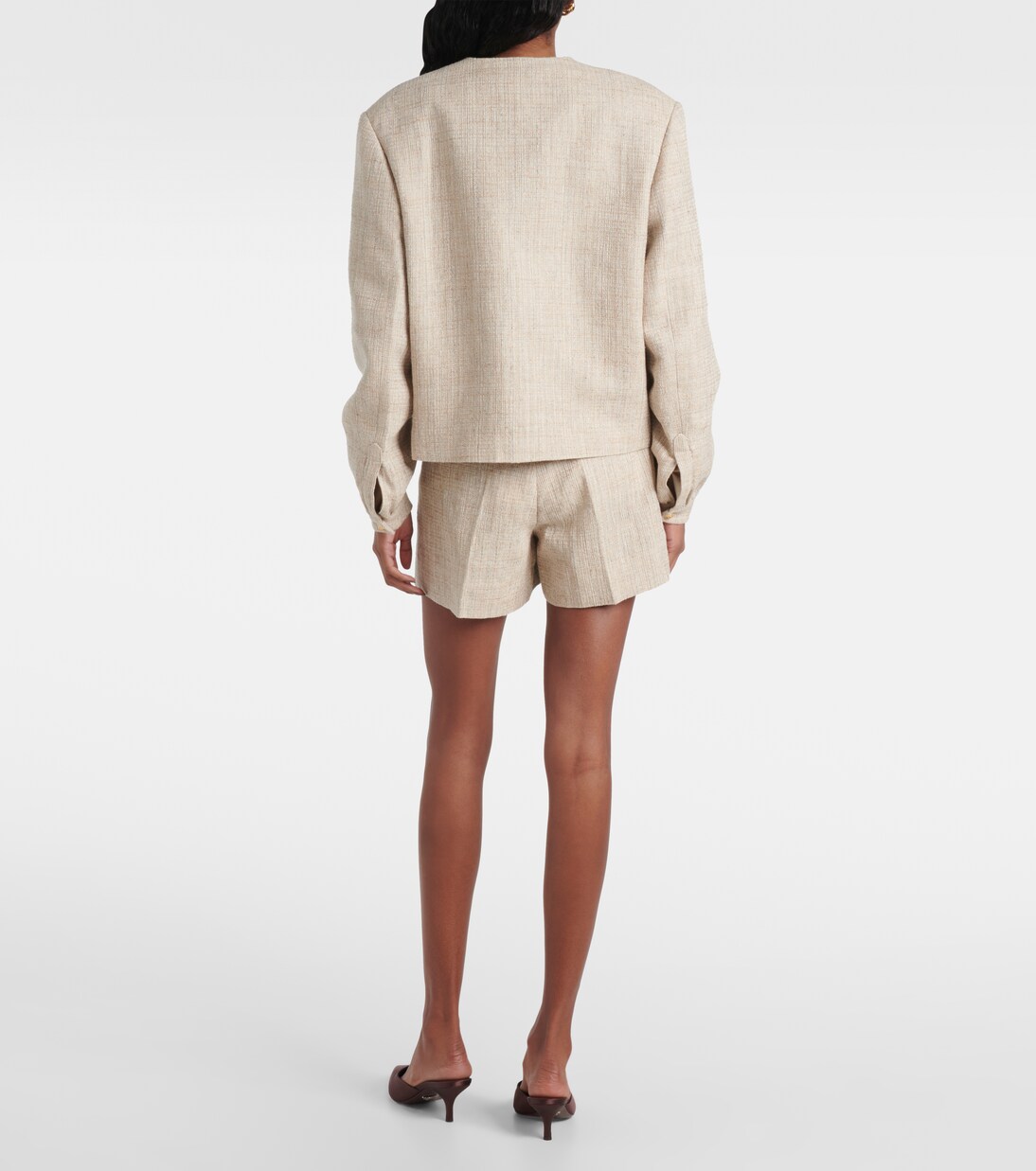 Gliss linen, cotton, and silk-blend jacket | Blazé Milano