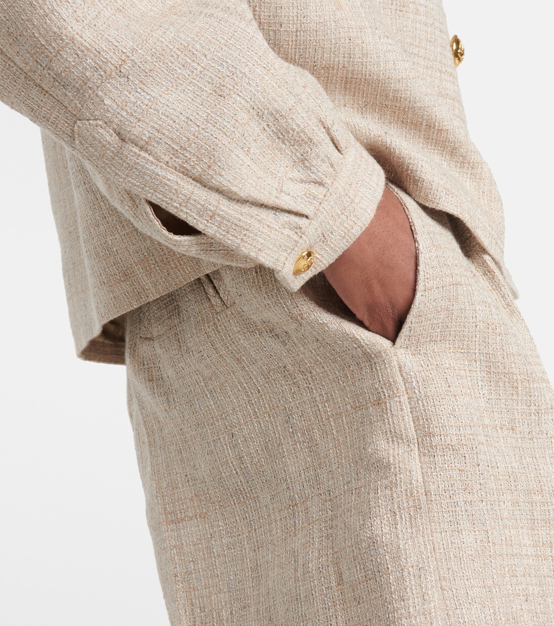 Gliss linen, cotton, and silk-blend jacket | Blazé Milano