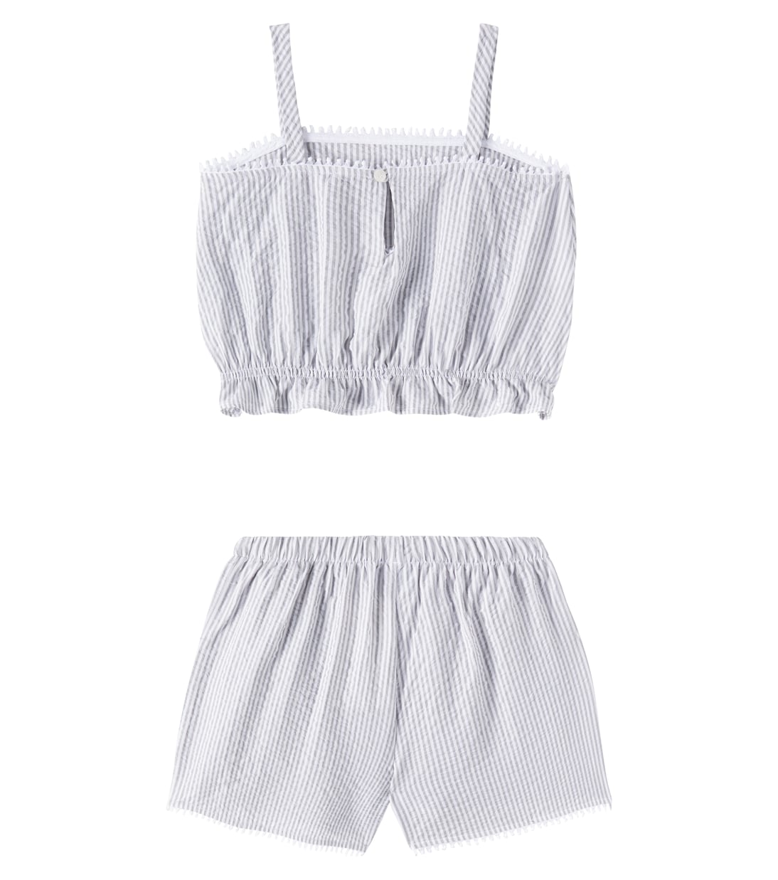 Cotton top and shorts set | Il Gufo