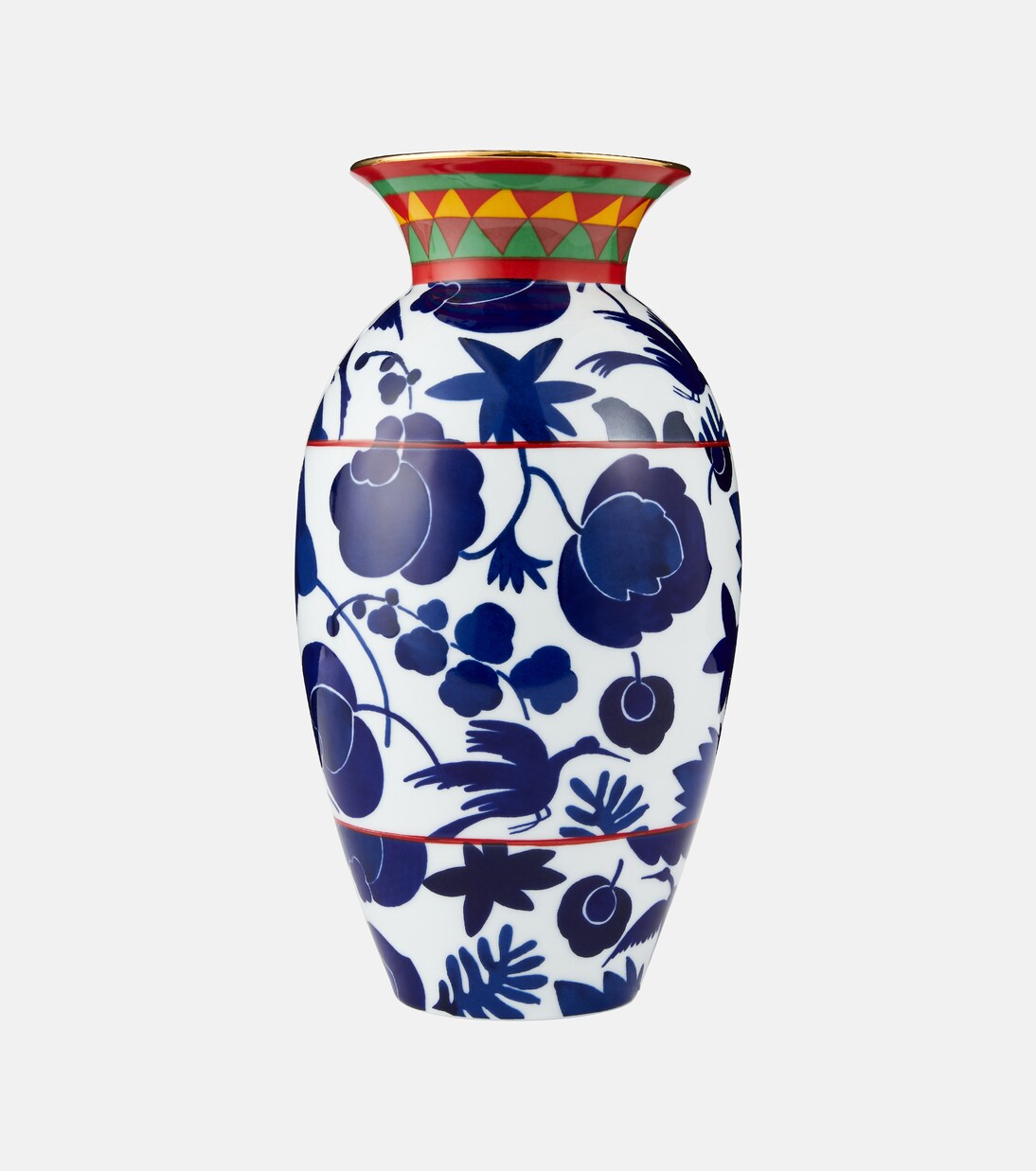 Wildbird Blu porcelain vase | La DoubleJ