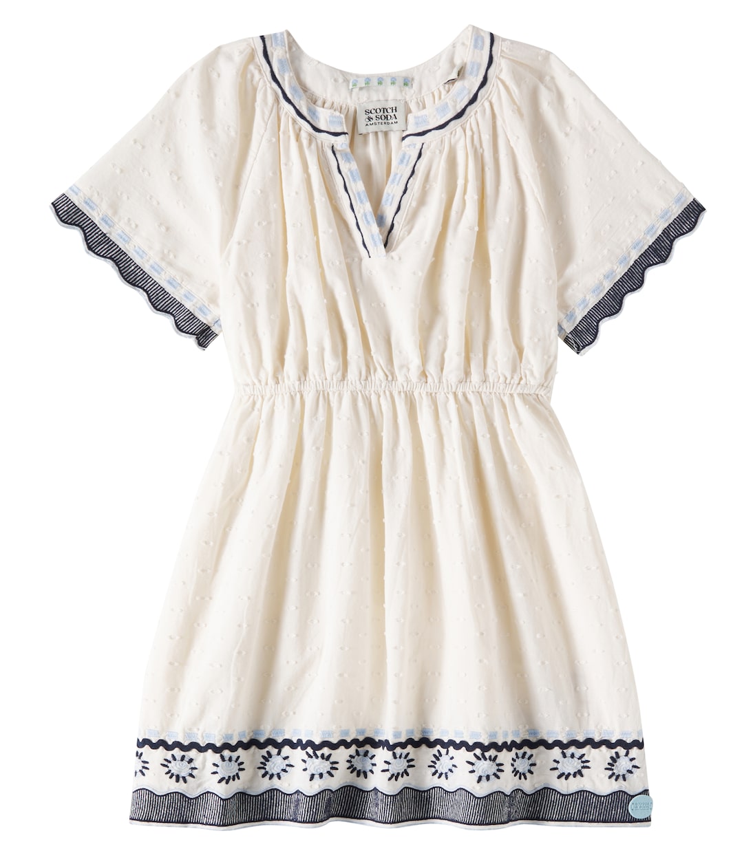 Embroidered cotton dress | Scotch & Soda Kids