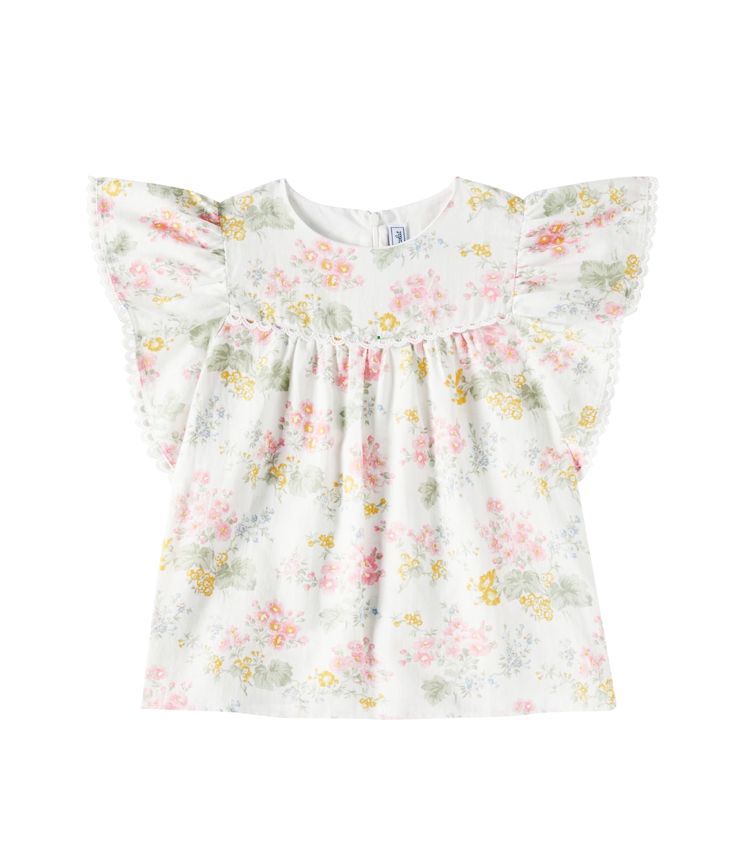 Floral linen and cotton top | Tartine et Chocolat