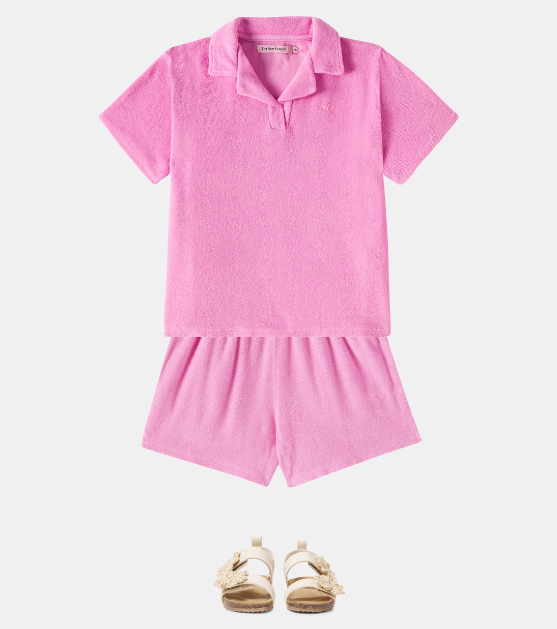 Briseis cotton terry polo shirt | The New Society