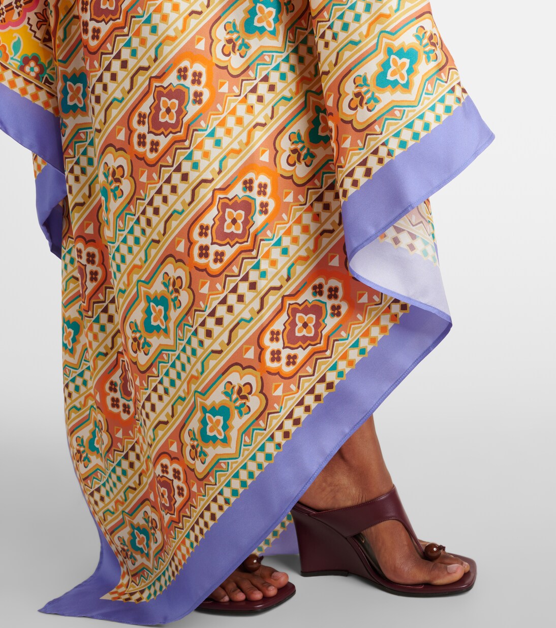 Printed silk midi dress | Etro