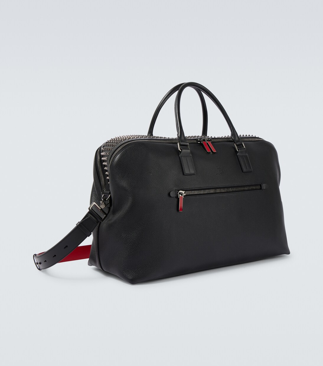 Funky studded leather duffel bag | Christian Louboutin