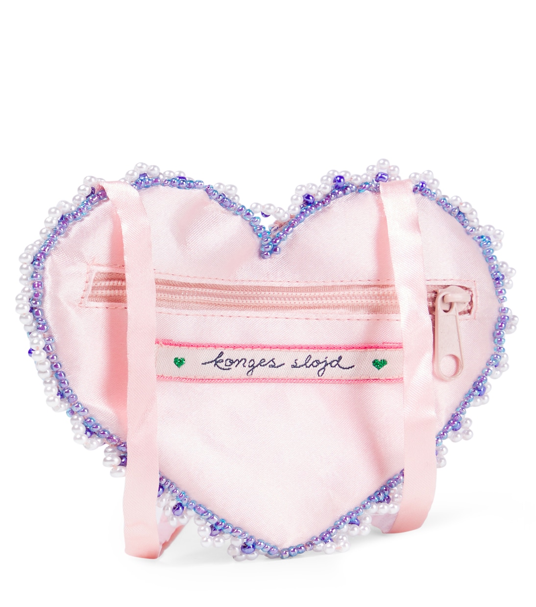 Heart beaded crossbody bag | Konges Sløjd
