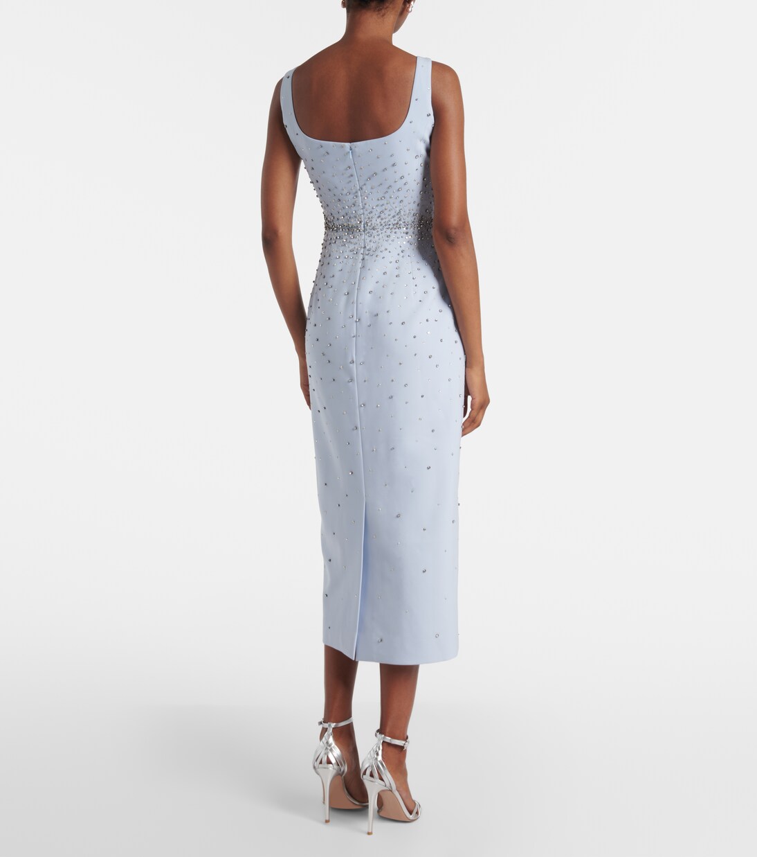 Abito midi con cristalli | Carolina Herrera