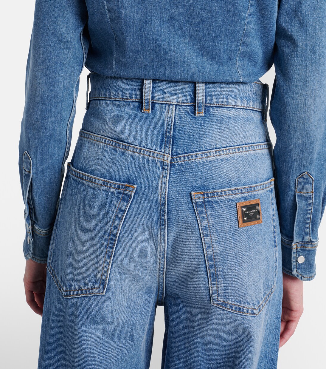 High-rise wide-leg jeans | Dolce&Gabbana