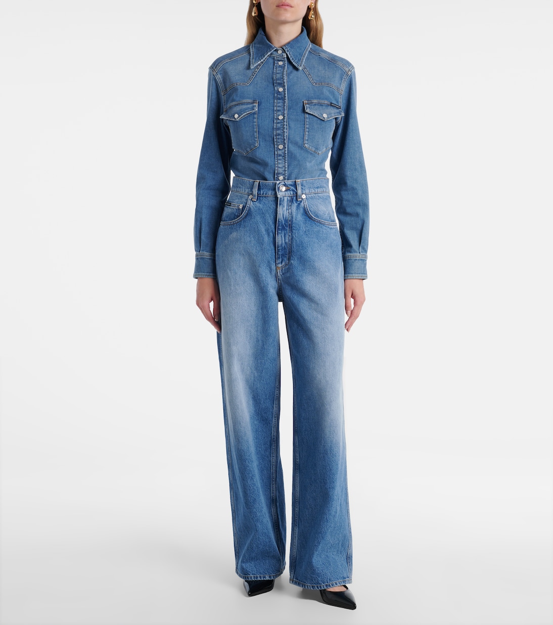 High-rise wide-leg jeans | Dolce&Gabbana