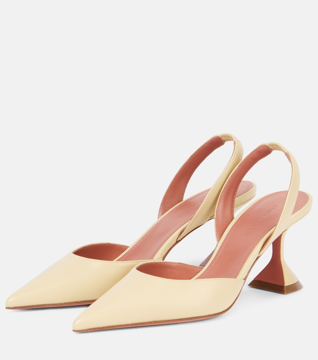 Escarpins slingback Holli 70 en cuir | Amina Muaddi