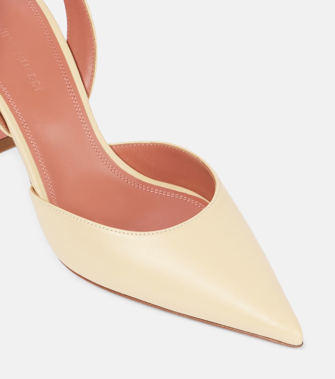 Escarpins slingback Holli 70 en cuir | Amina Muaddi