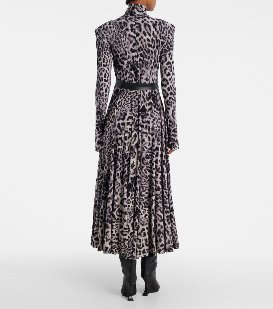 Leopard-print midi dress | Norma Kamali