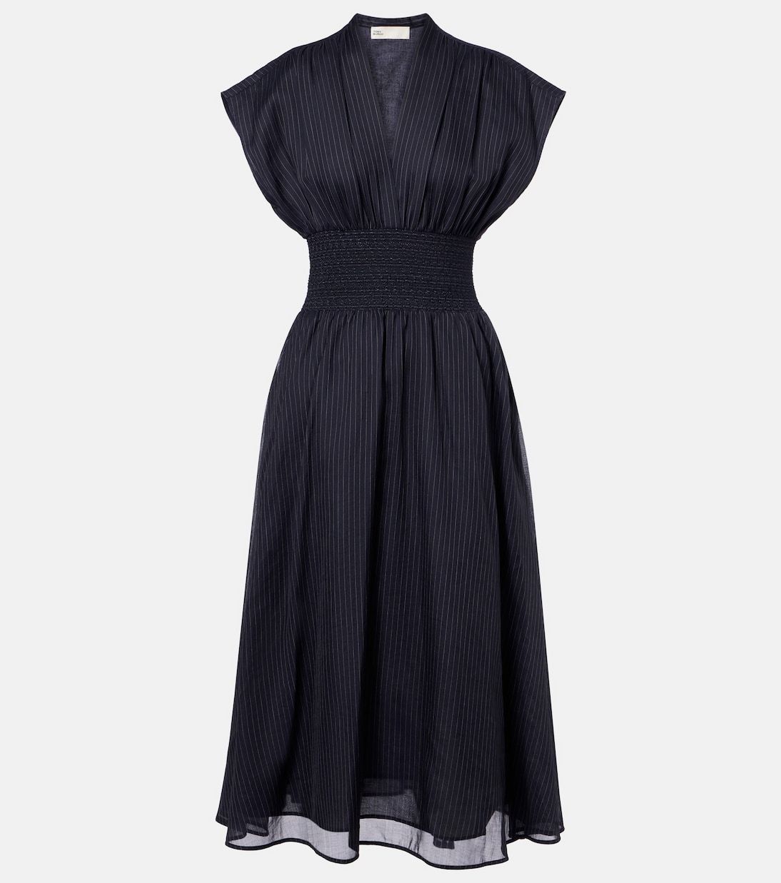 Abito midi in cotone a righe | Tory Burch