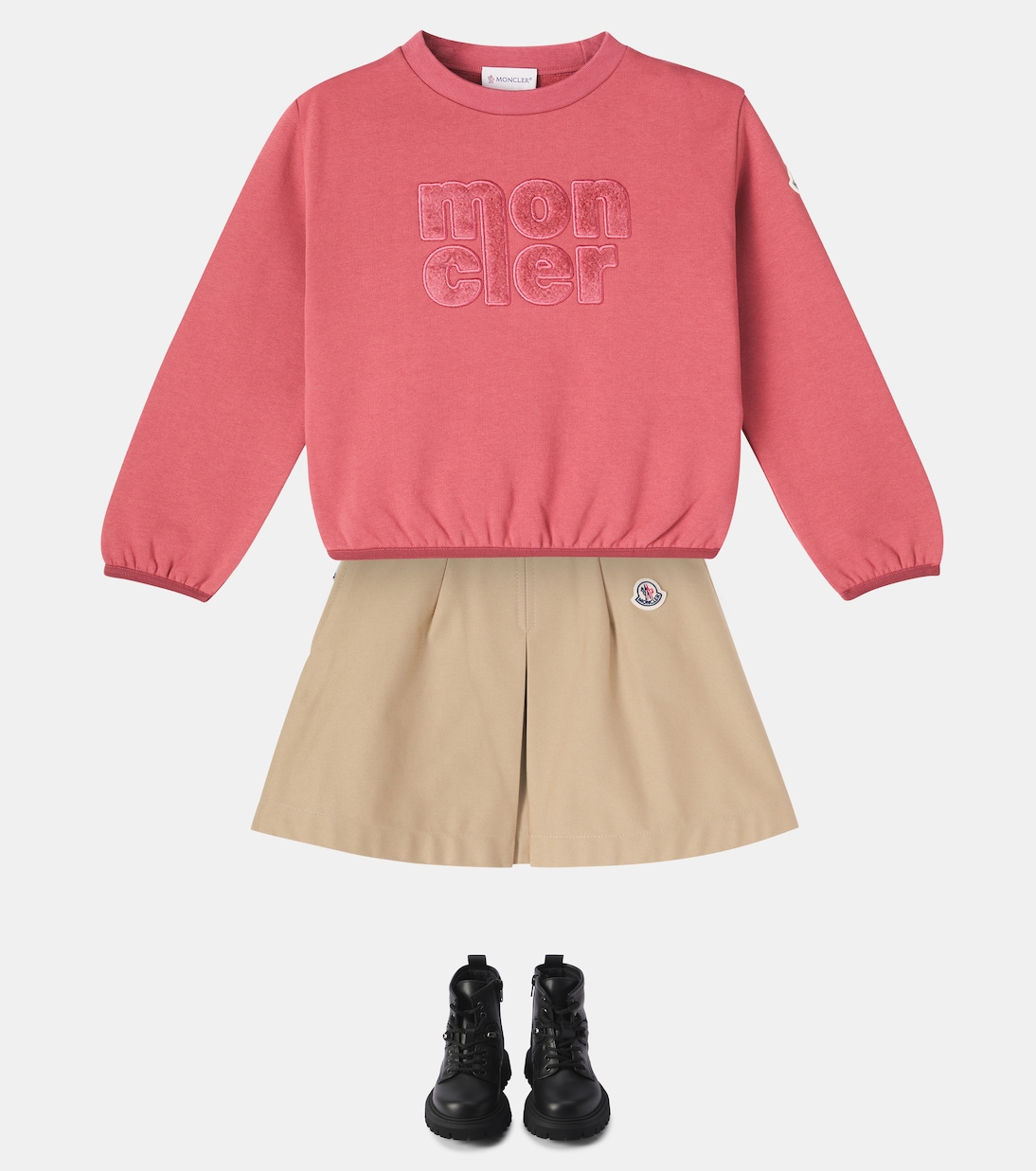 Felpa in jersey di cotone con logo | Moncler Enfant