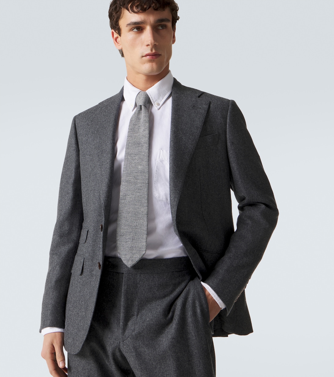 니트 리넨 넥타이 | Thom Sweeney