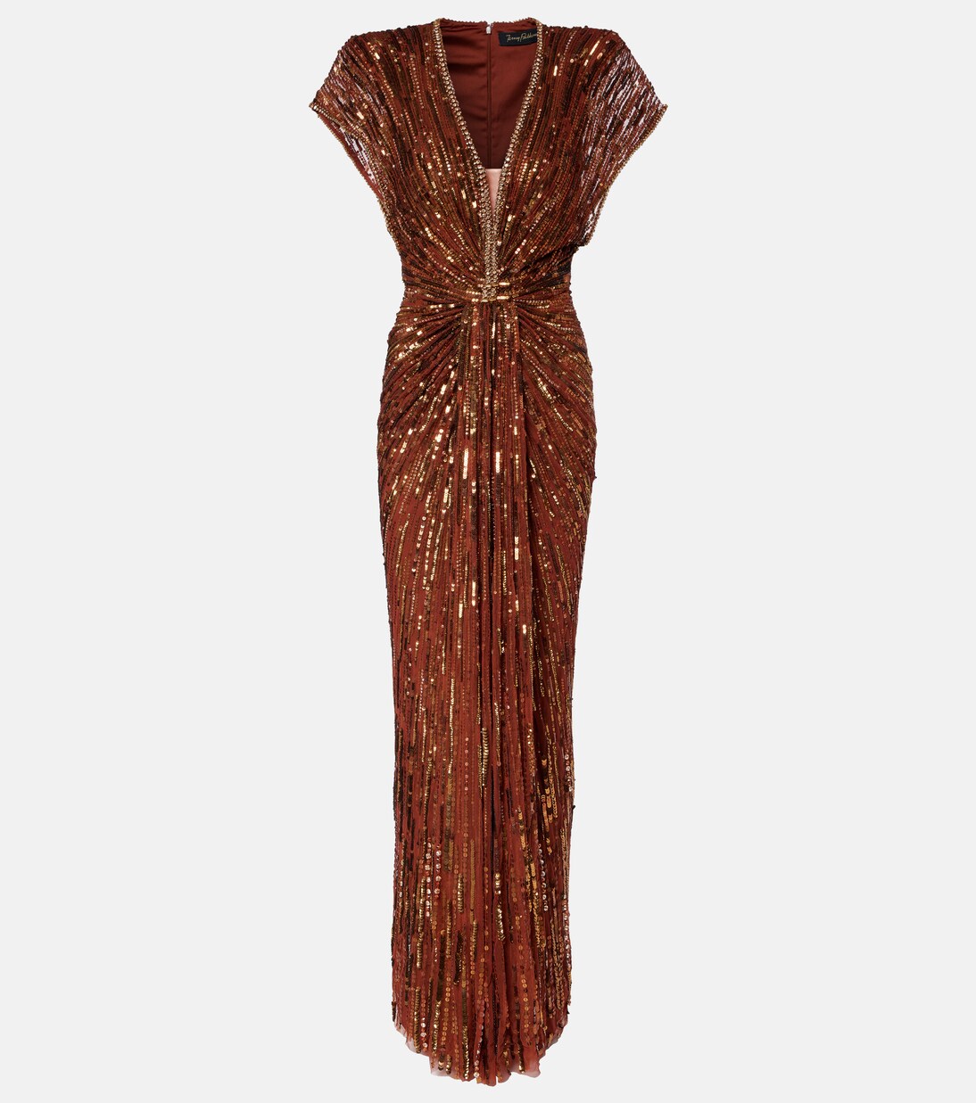 Robe longue Zola à sequins | Jenny Packham