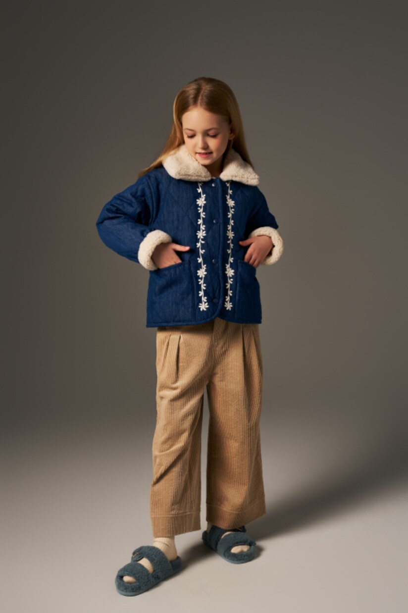 Suri cotton corduroy wide-leg pants | C'era Una Volta