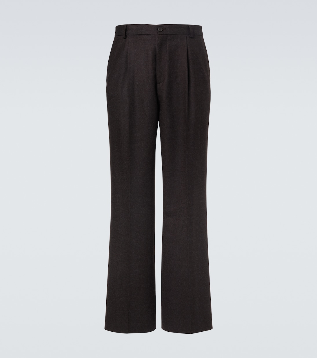 Weite Hose aus Wollflanell | Dries Van Noten