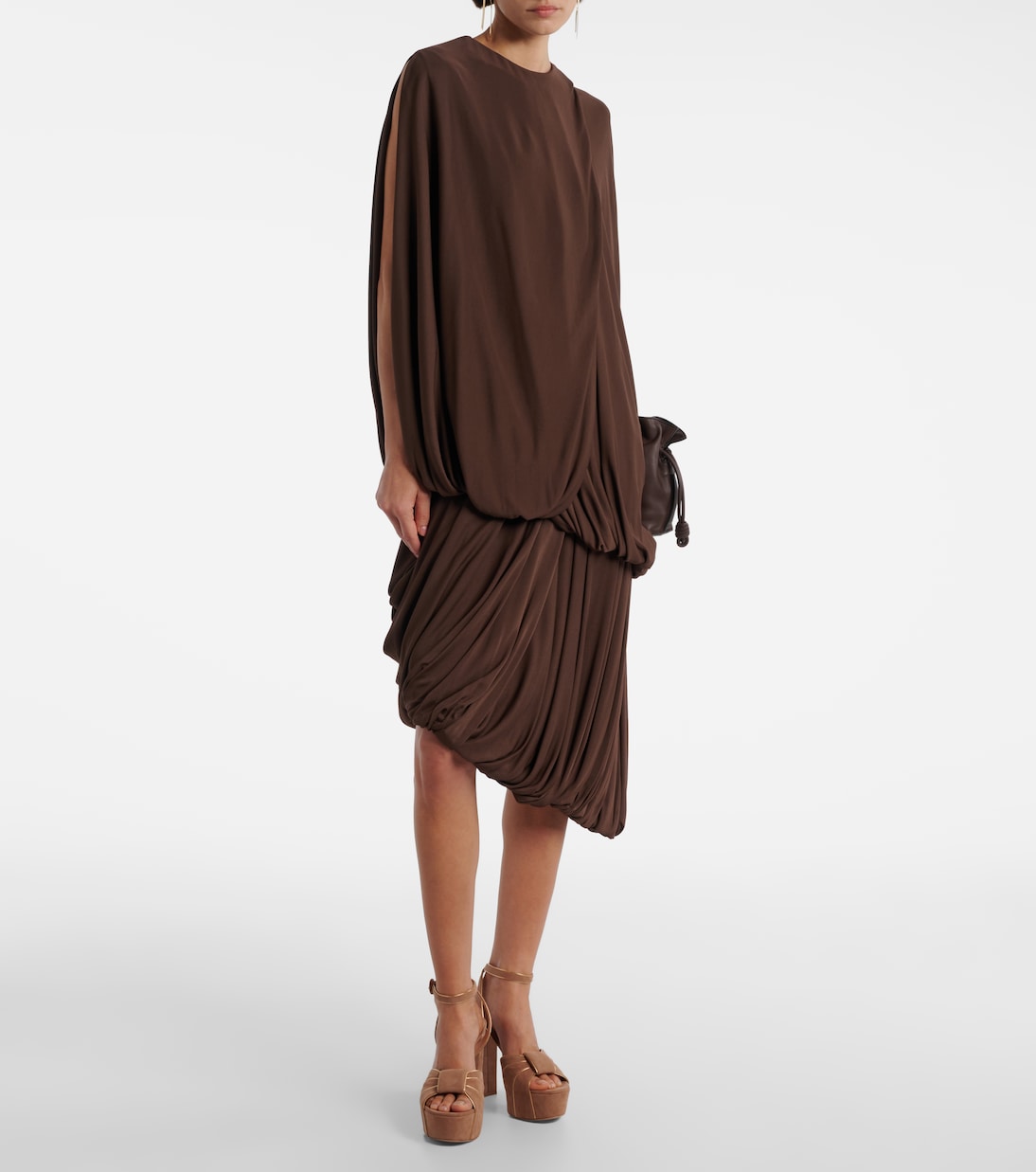 Plateausandalen 125 aus Veloursleder | Gianvito Rossi