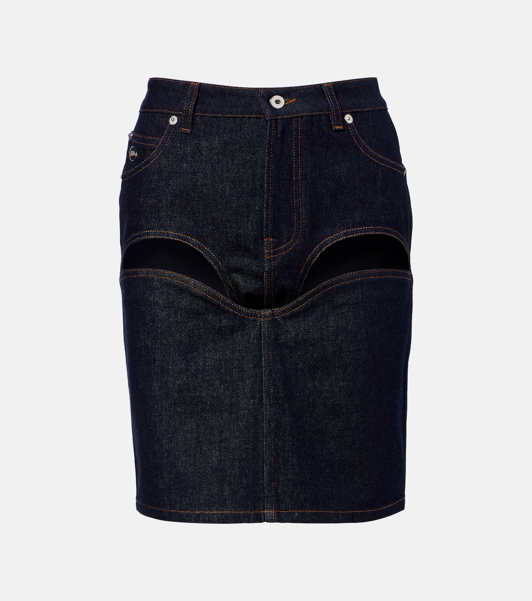 Denim miniskirt | Jean Paul Gaultier