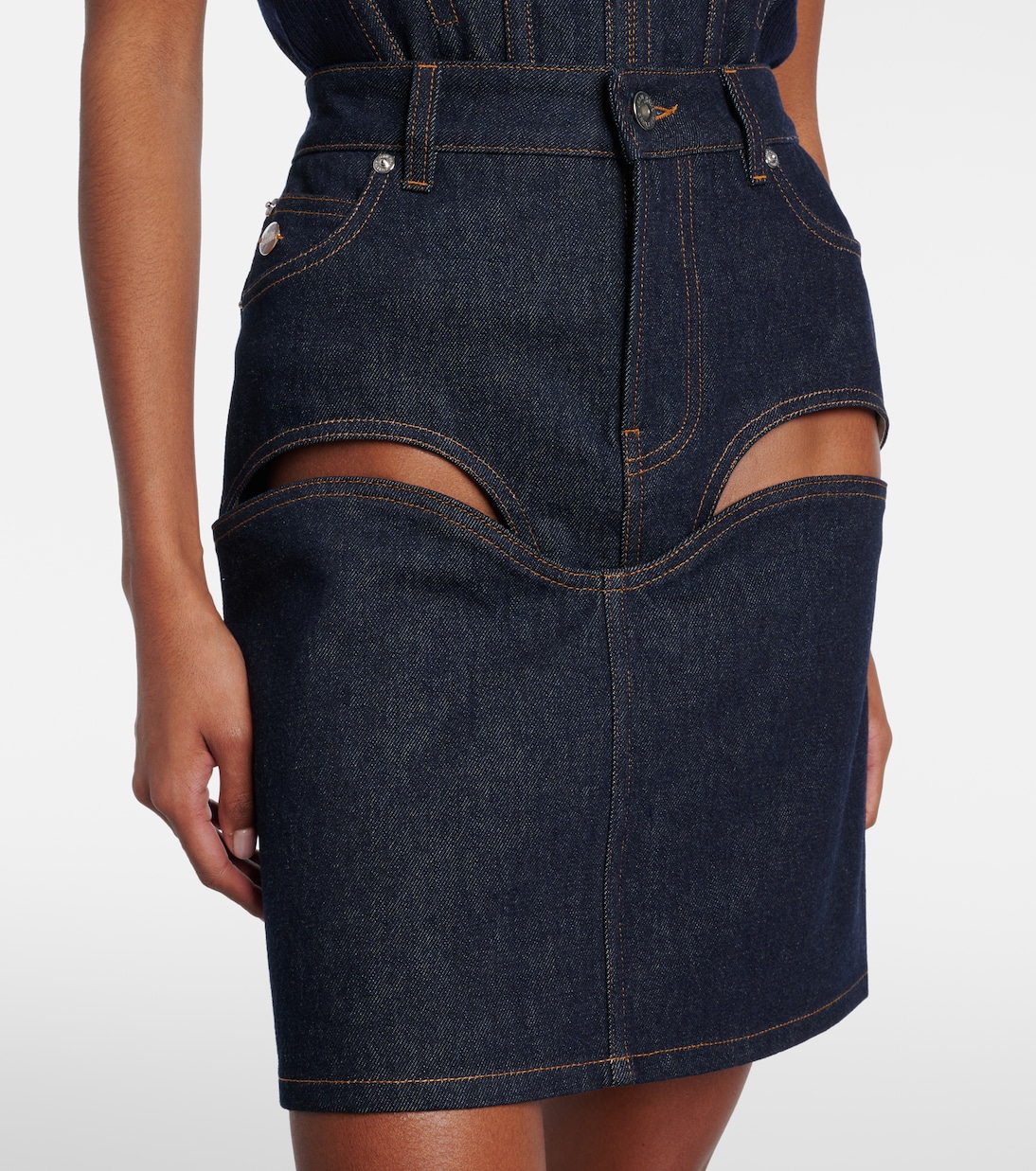 Denim miniskirt | Jean Paul Gaultier