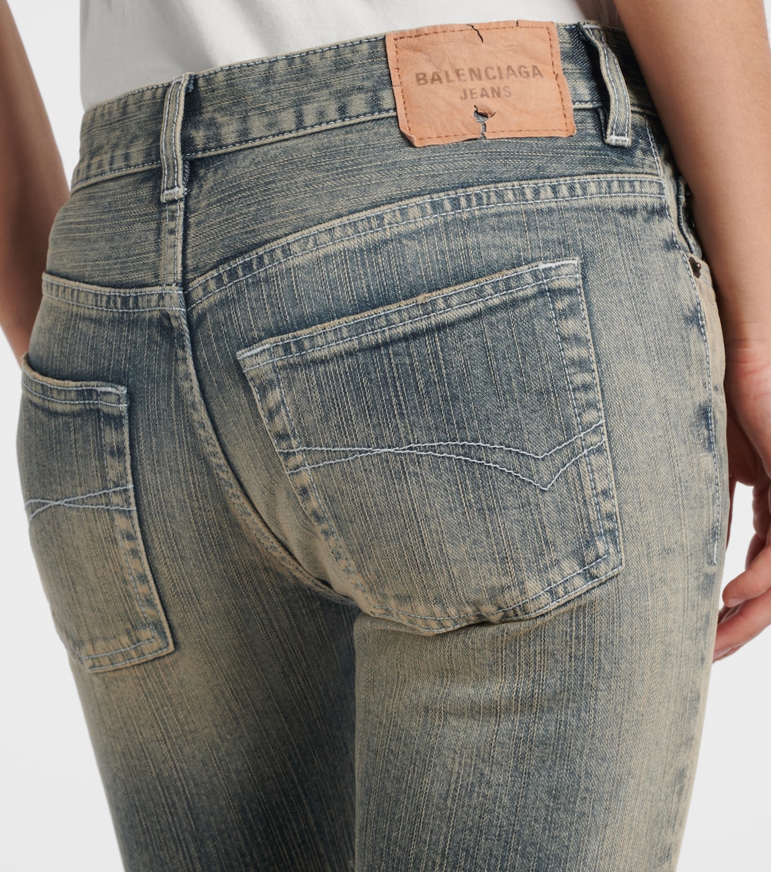 Jeans capri a vita bassa | Balenciaga