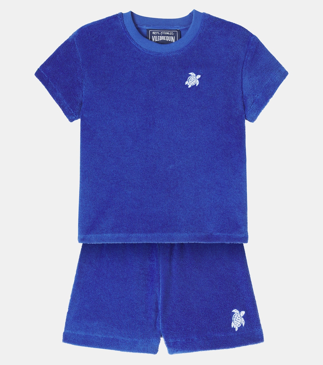 Baby set of cotton terry T-shirt and shorts | Vilebrequin Kids