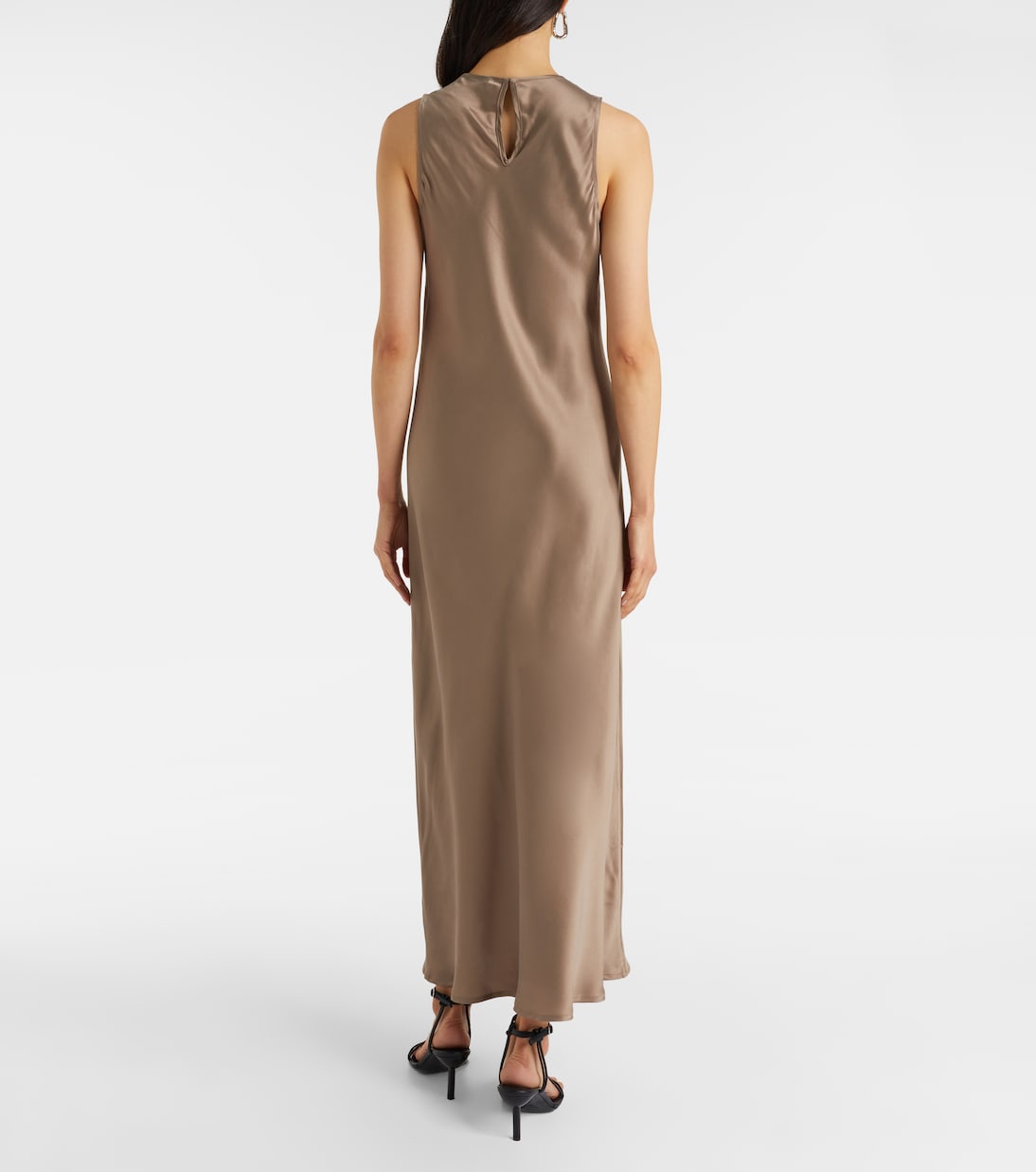 Valencia silk charmeuse maxi dress | Asceno