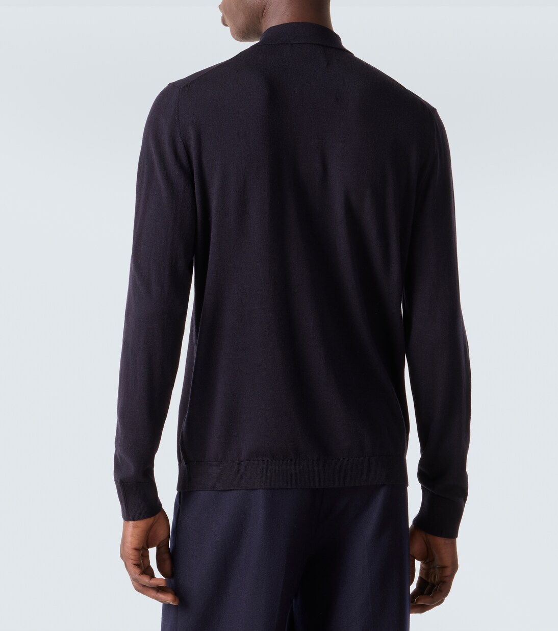 Virgin wool polo sweater | Allude
