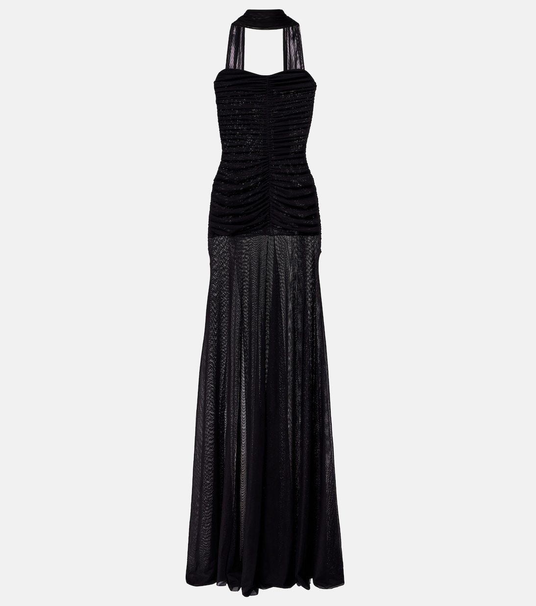Ross ruched jersey maxi dress | Bananhot