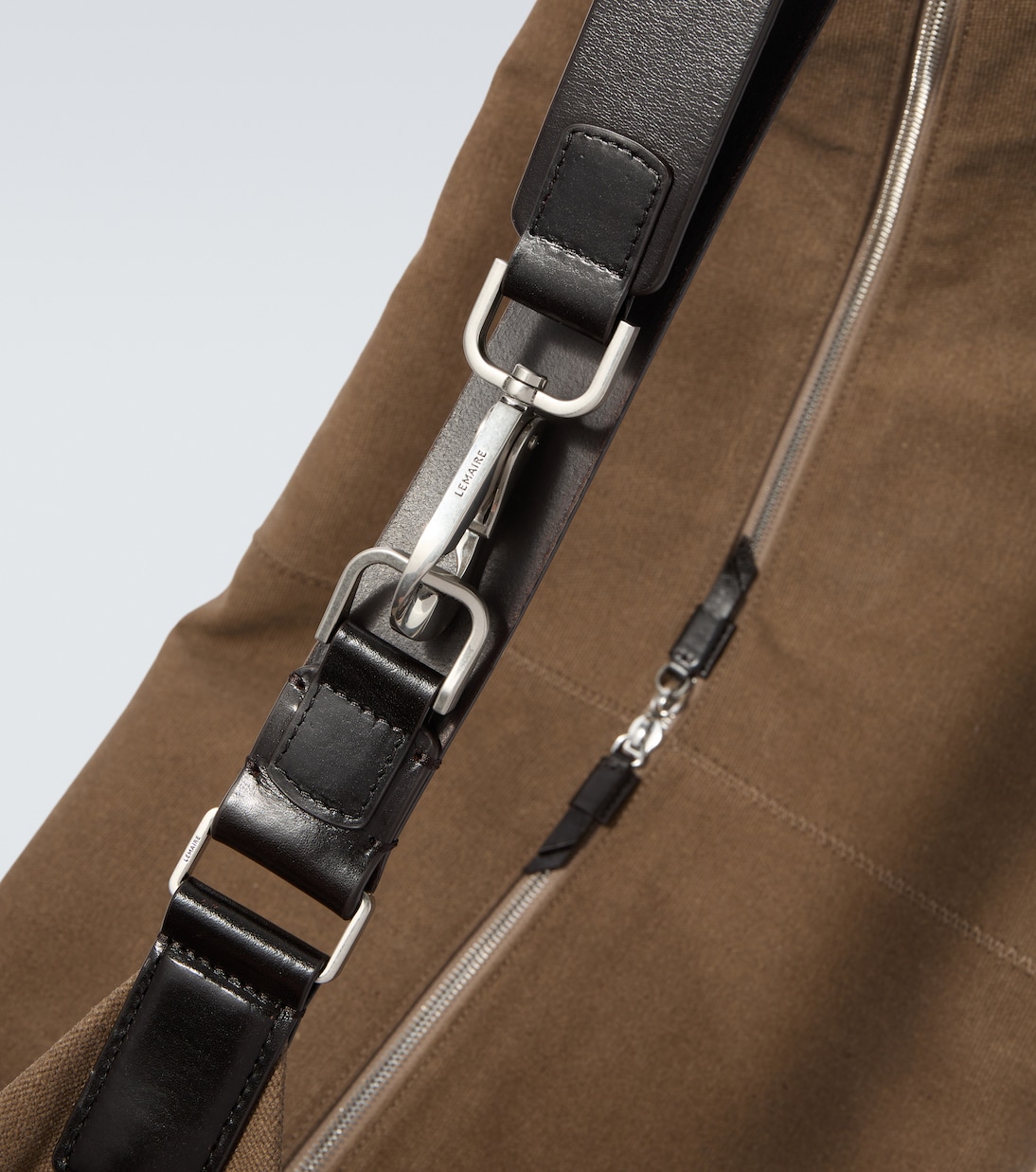 XL Quiver Clip cotton canvas shoulder bag | Lemaire