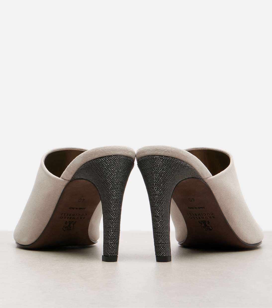 Monili suede mules | Brunello Cucinelli