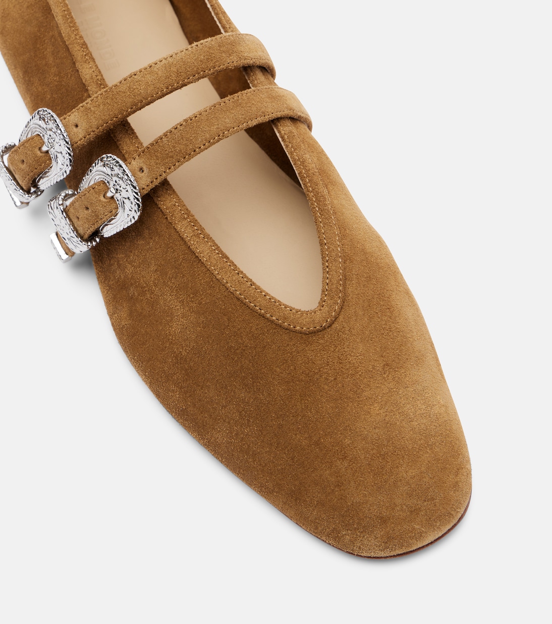 Mary-Jane-Ballerinas Claudia aus Veloursleder | Le Monde Béryl